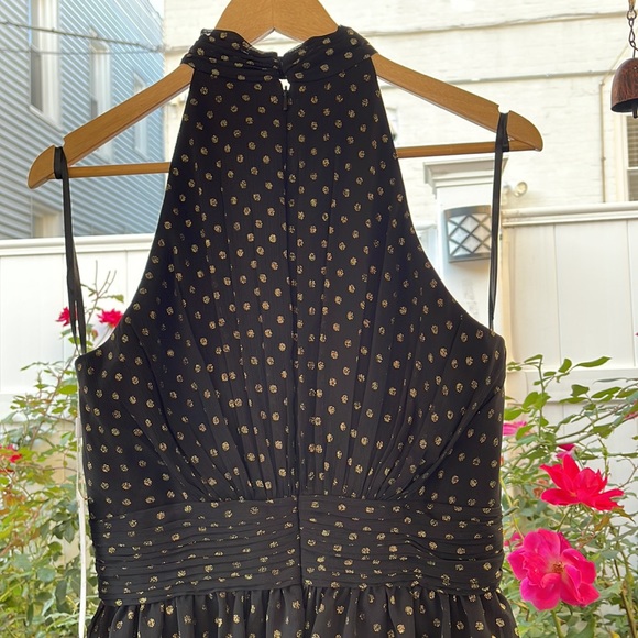 Mac Duggal - Layered Polka Dot Halter Cocktail Dress - Size 8 - Picture 13 of 17